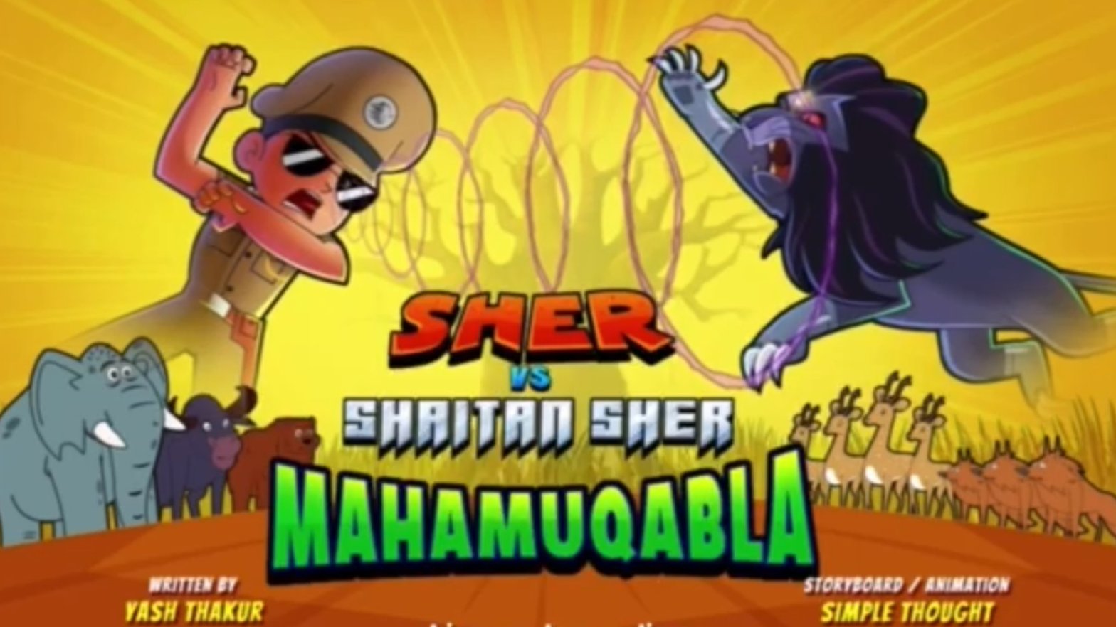 Little Singham Sher Vs Shaitan Sher Mahamuqabla 720p HD Part 1 – Cartoon  Tooner
